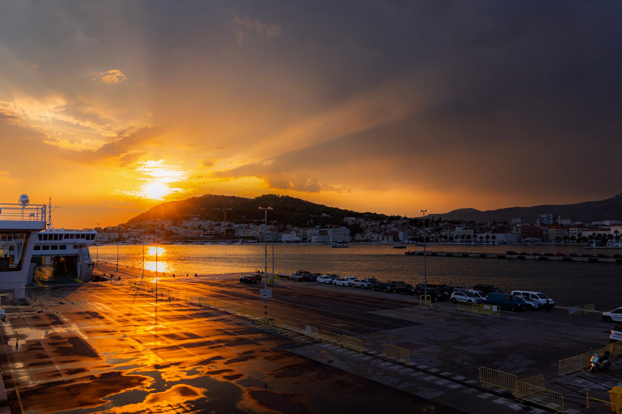 Sunset Split 2 photo.